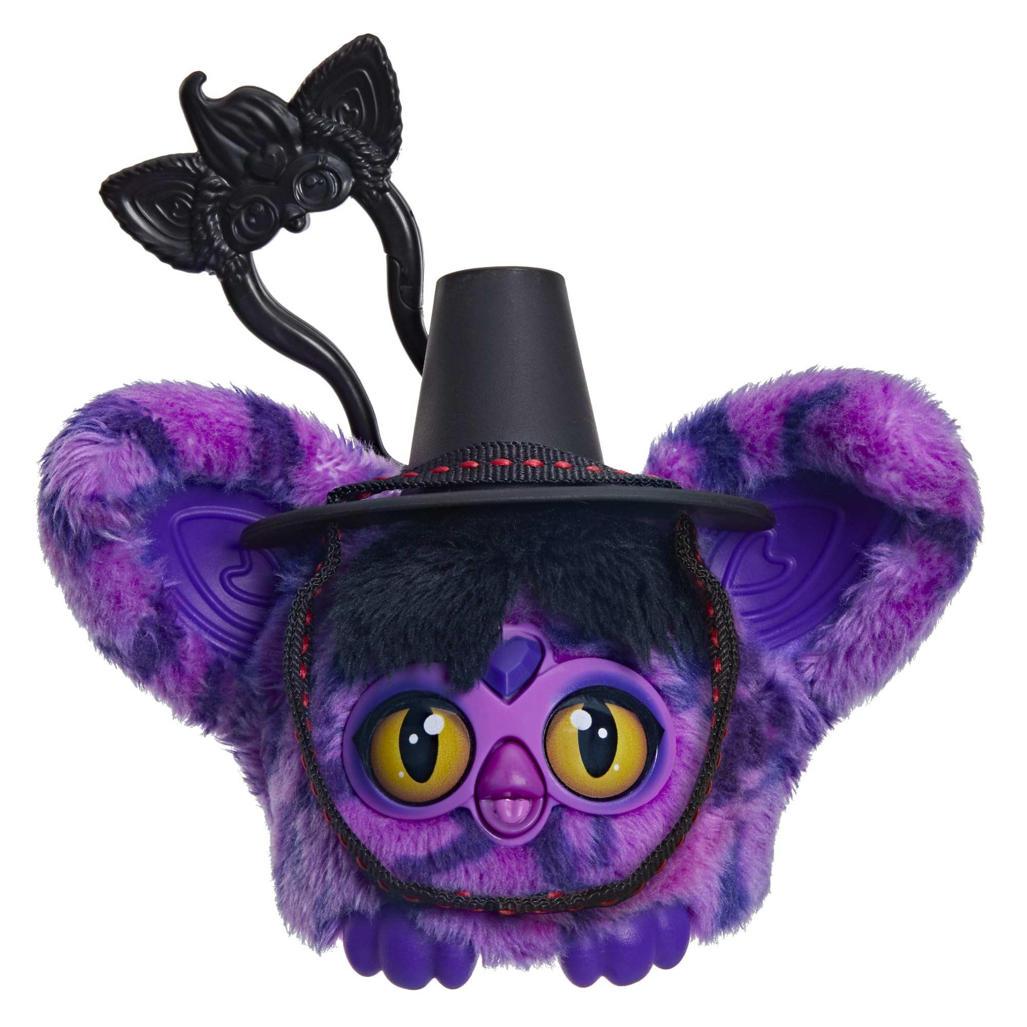 KPop Demon Hunters Furby Furblets Saja Boys Demon, Collectible 3" Mini Plush Electronic Toy