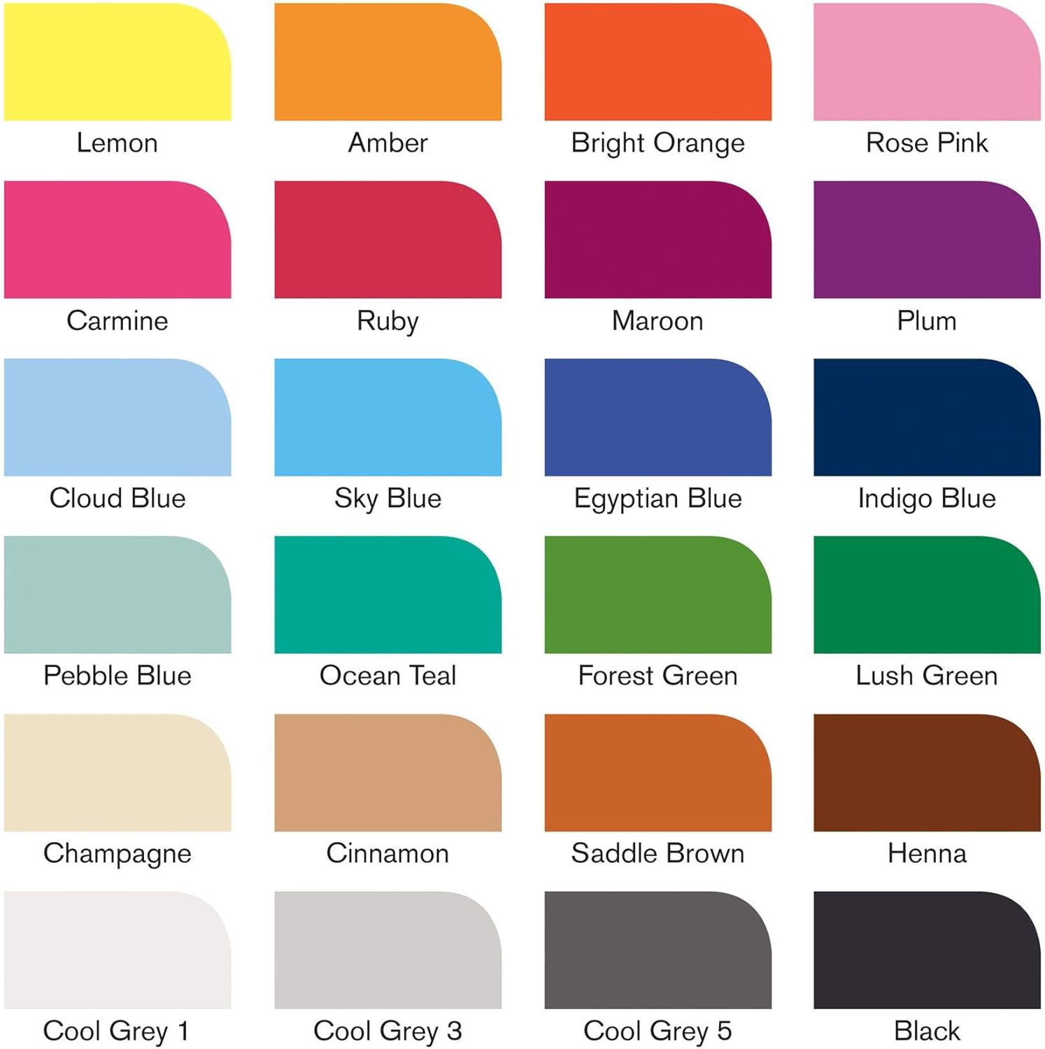 Winsor & Newton 0290079 Promarker Brush voor tekeningen, kalligrafie, ontwerp en lay-outs, streeploos tekenen met beitel- en penseelpunt - Set 24 Brushmarker, Student Designer set 24