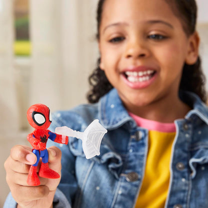 Marvel Spidey and his Amazing Friends Spidey Toy with Accessory, 7.6-cm (3 inch) Action Figures, Super Hero Toys for Children, Ages 3+