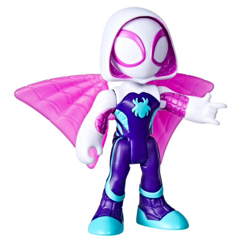 Marvel Spidey and his Amazing Friends Ghost-Spider Toy with Accessory, 7.6-cm (3 inch) Action Figures, Super Hero Toys for Children, Ages 3+, Purple