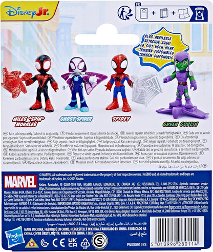 Marvel Spidey and his Amazing Friends Ghost-Spider Toy with Accessory, 7.6-cm (3 inch) Action Figures, Super Hero Toys for Children, Ages 3+, Purple