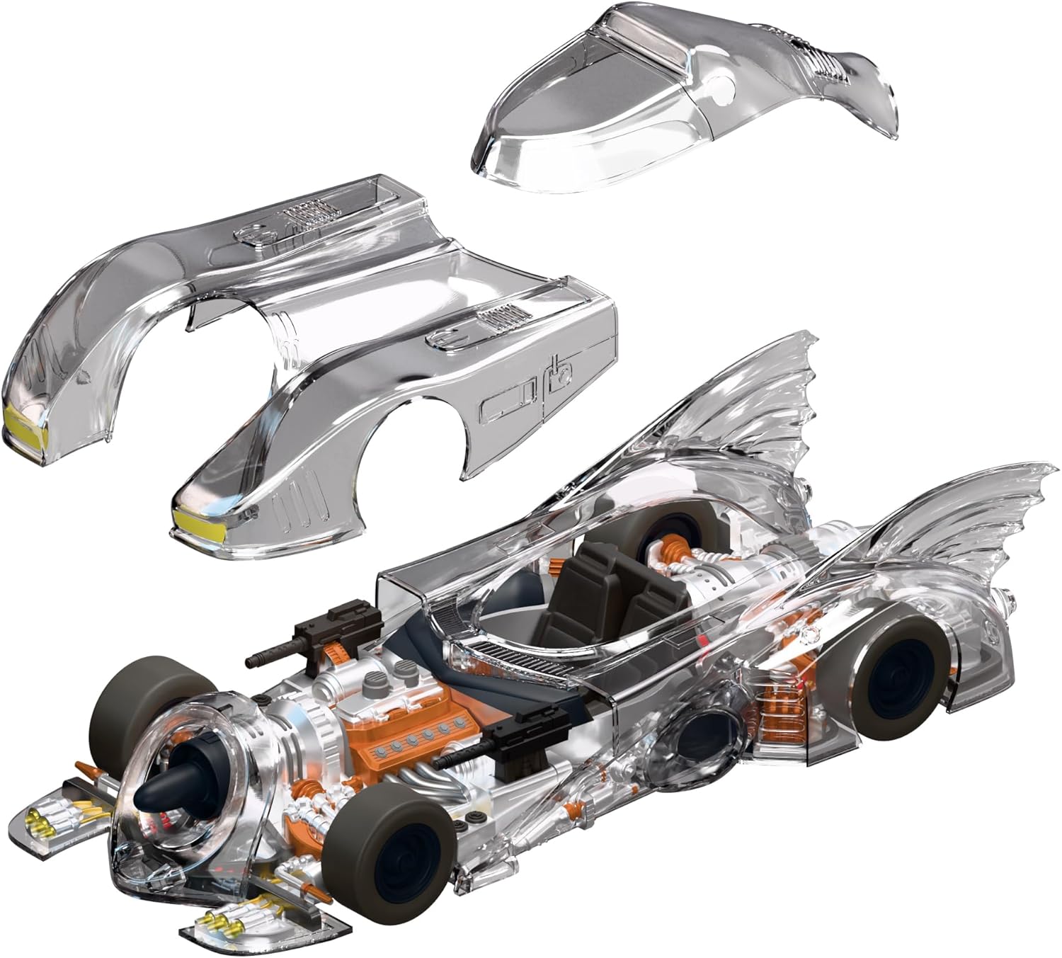 Batman 1989 Super Cyborg Vehicle Batmobile 1989 (Clear) 35 Cm