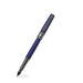 Tom Hessin Rebel Collection Oxford Blue Fountain Pen With Gunmetal Trim & PVD Black Medium Nib