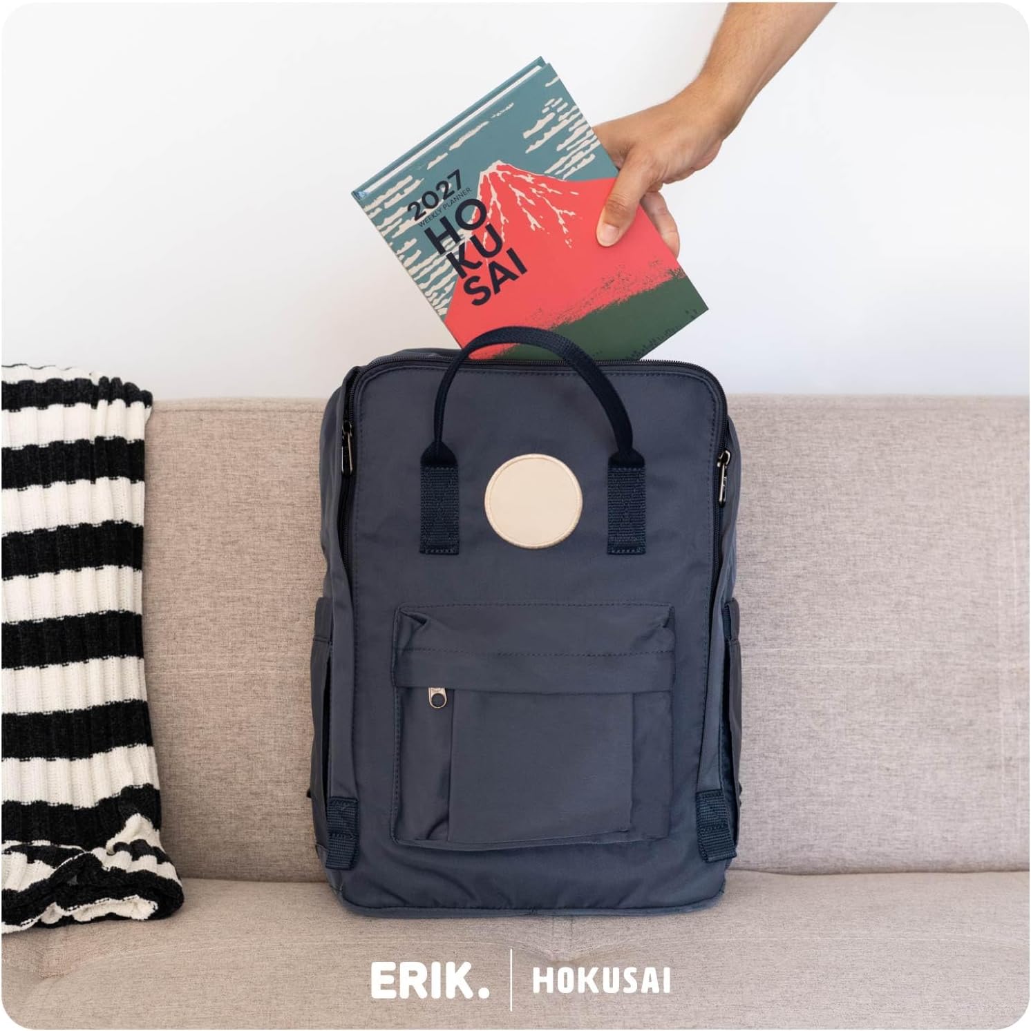 Grupo Erik Hausaufgabenheft 2026 2027 Hokusai Kalender Schulplaner A5 - Schulkalender Studienplaner Wochenplaner - Terminplaner 2026 2027 A5 für 17 Monate - Merch Geschenke zur Einschulung