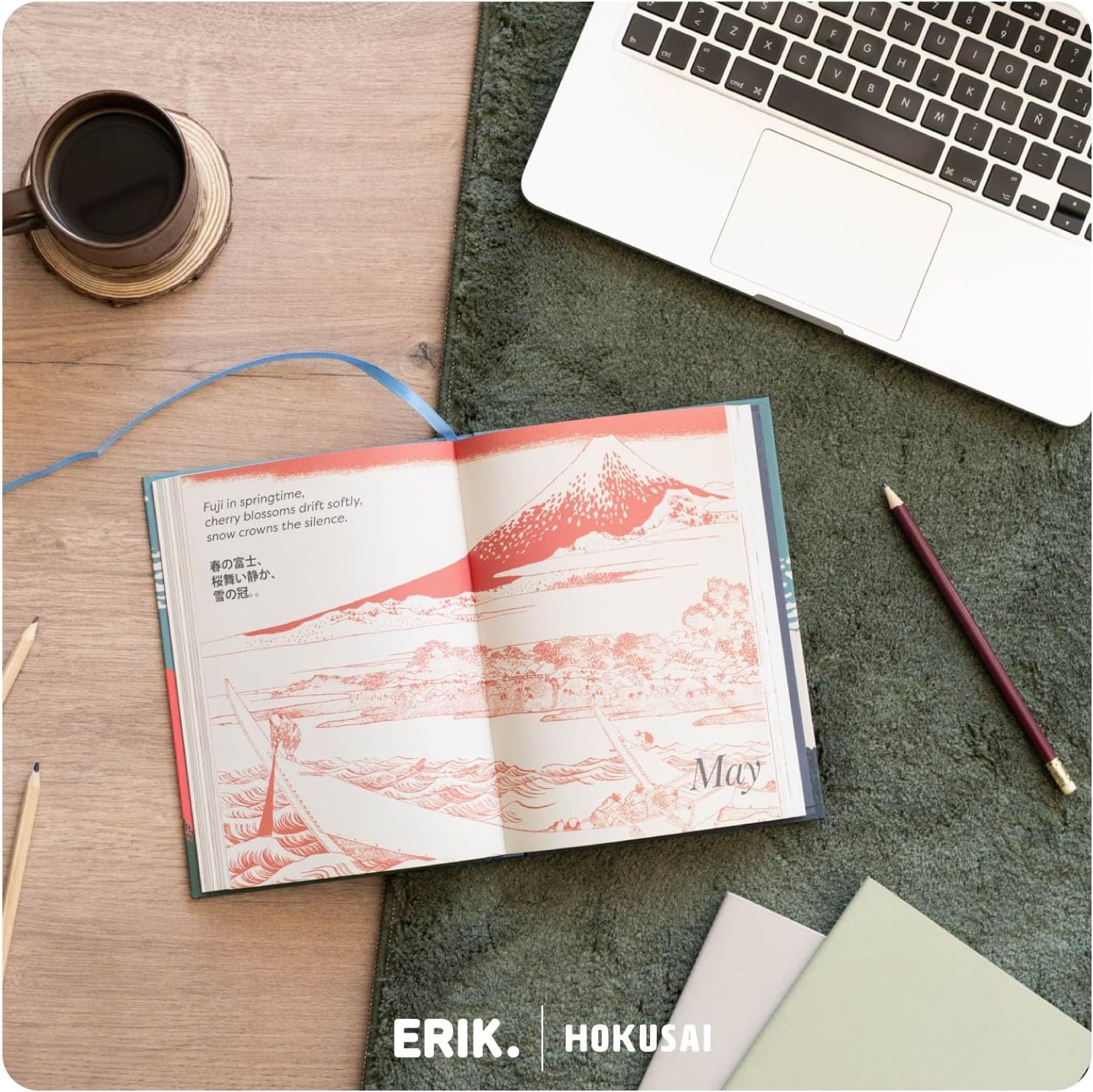 Grupo Erik Hausaufgabenheft 2026 2027 Hokusai Kalender Schulplaner A5 - Schulkalender Studienplaner Wochenplaner - Terminplaner 2026 2027 A5 für 17 Monate - Merch Geschenke zur Einschulung