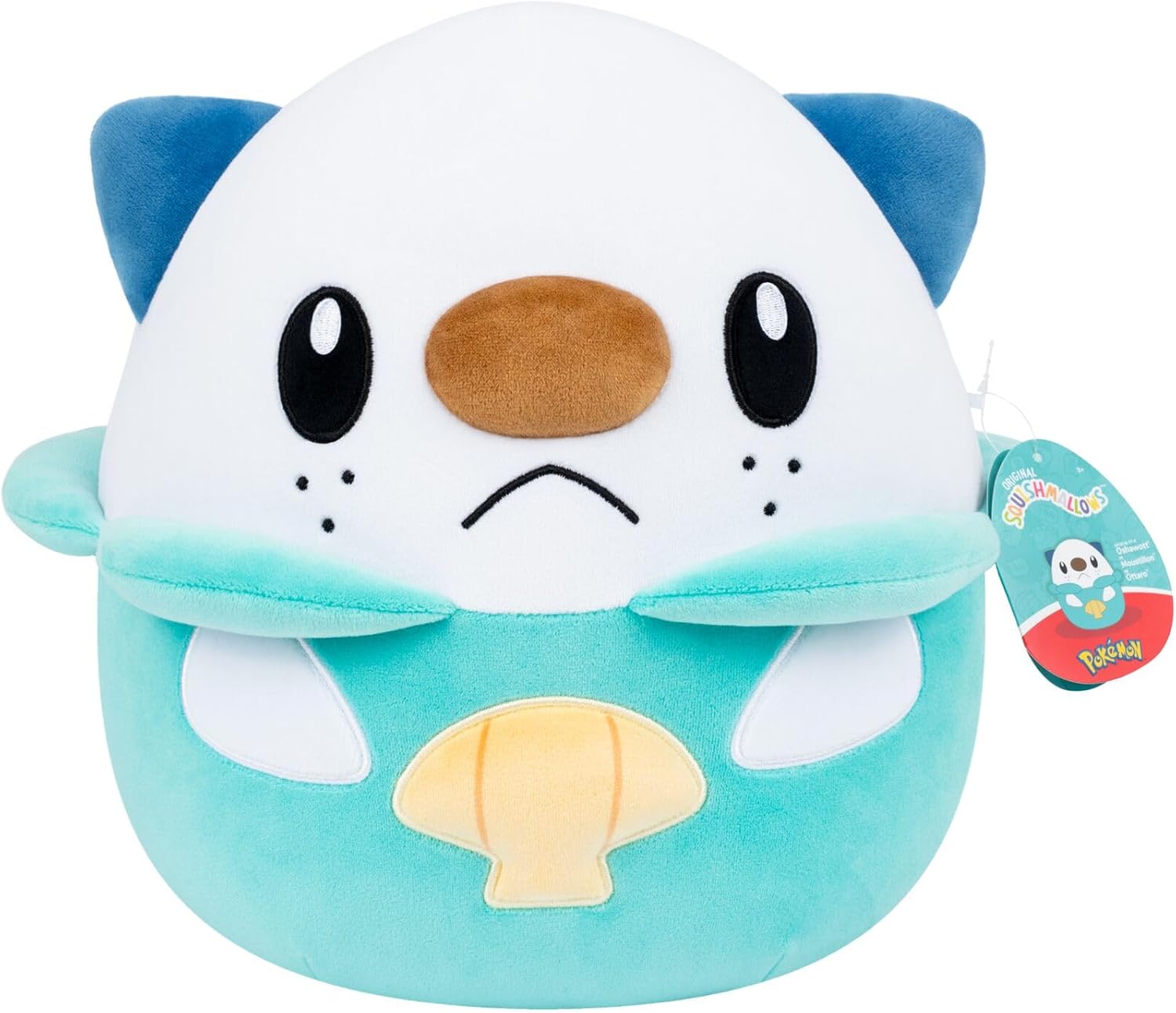 Squishmallows Original 10-Inch Oshawott Pokémon Plush | Ultrasoft Official Jazwares Plush (Medium-Sized
