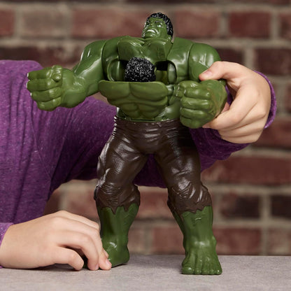 Marvel Spider-Man: Brand New Day Schmetter-Action Hulk, Action-Figur (29,9 cm), Superhelden-Spielzeug für Kinder, ab 4 Jahren