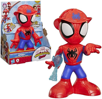 Marvel Spidey und Seine Super-Freunde Dance N' Rescue Spidey, 25,4 cm großes elektronisches Spielzeug mit Geräuschen und 2 Liedern, Superheldenspielzeug und Figuren, ab 3 Jahren