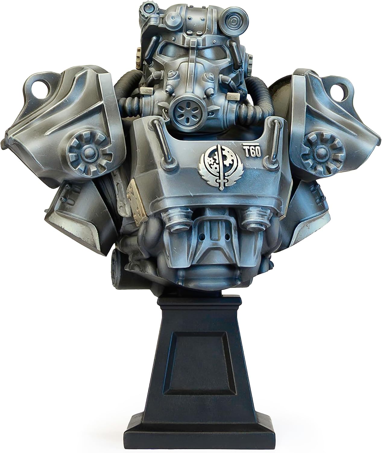 Fallout: Painter's Bust - T-60 - 1:12 Scale Character Miniature, Figure & Display Stand, Unpainted, Multi-Part Resin, Licensed Collectible Model
