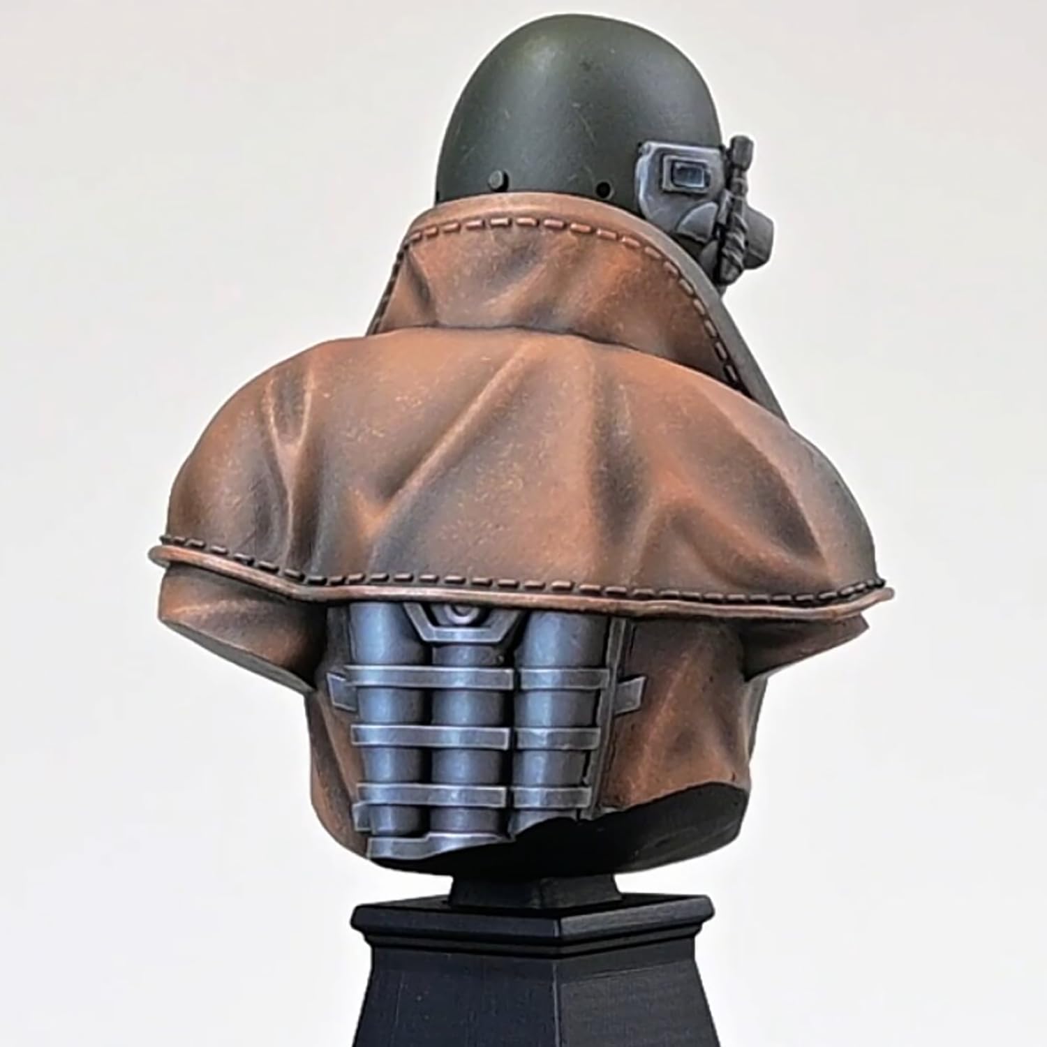 Fallout: Painter's Bust - NCR Ranger - 1:12 Scale Character Miniature, Figure & Display Stand, Unpainted, Multi-Part Resin, Licensed Collectible Model