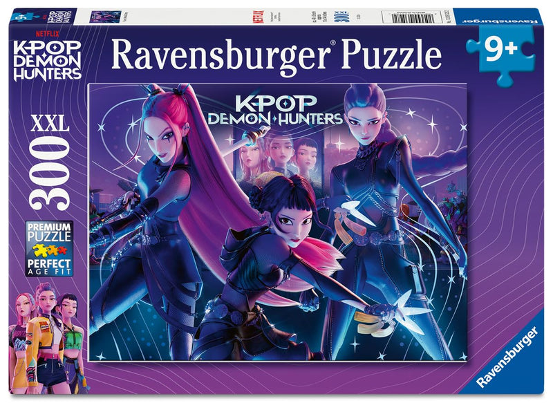Ravensburger Kinderpuzzle 300 XXL Teile - KPop Demon Hunters - Rumi, Mira & Zoey