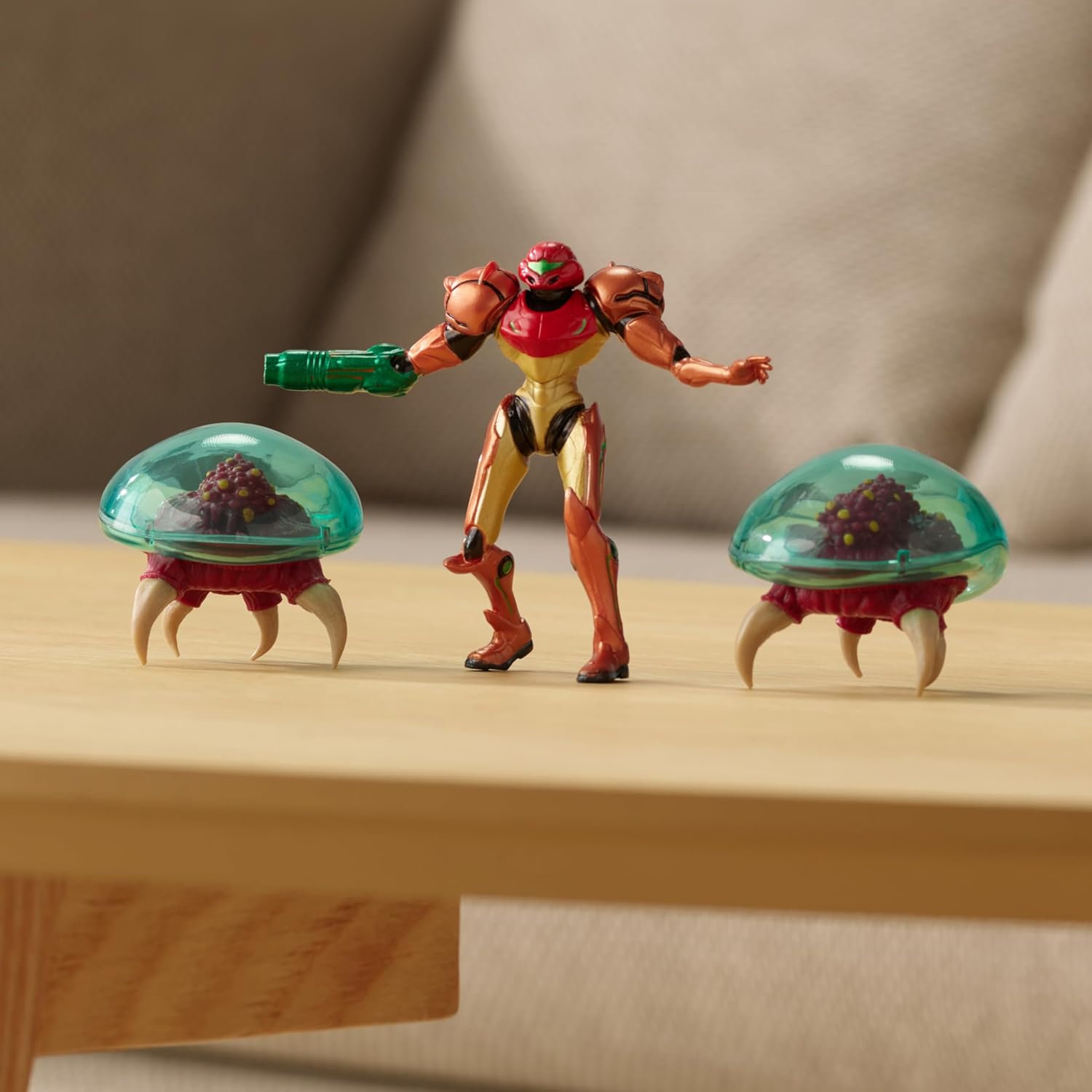 Nintendo Metroid Set Bounty Hunter – Set di Figure Articolate da 6,3 cm con Dettagli Fedeli, Ideale per Collezionisti e Appassionati della Serie Videogiochi Metroid
