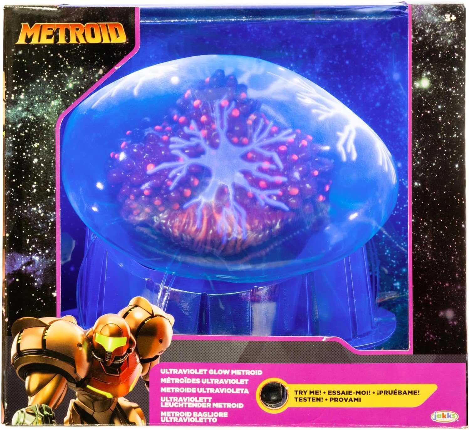 Nintendo Ultraviolet Glow Metroid