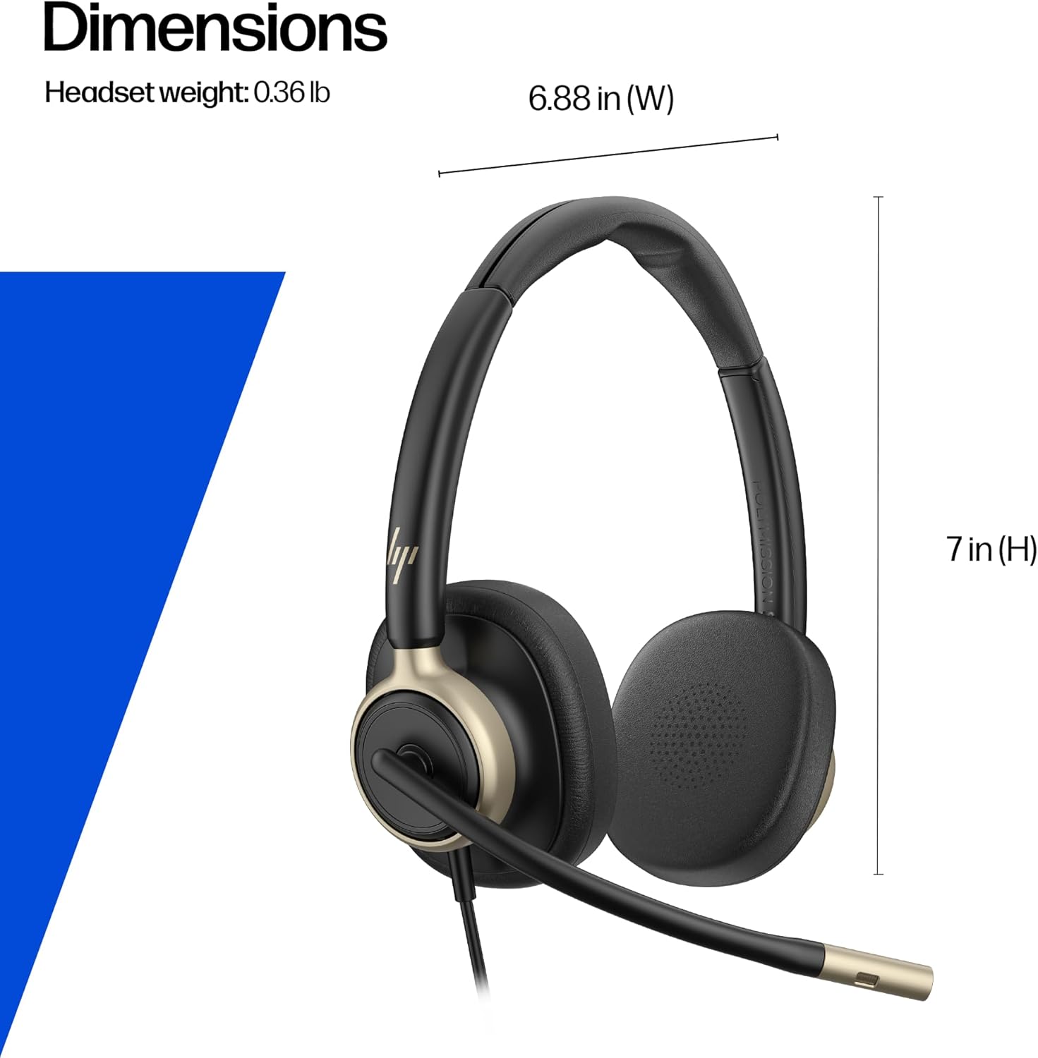 POLY HP Mission 820 USB HS CS1