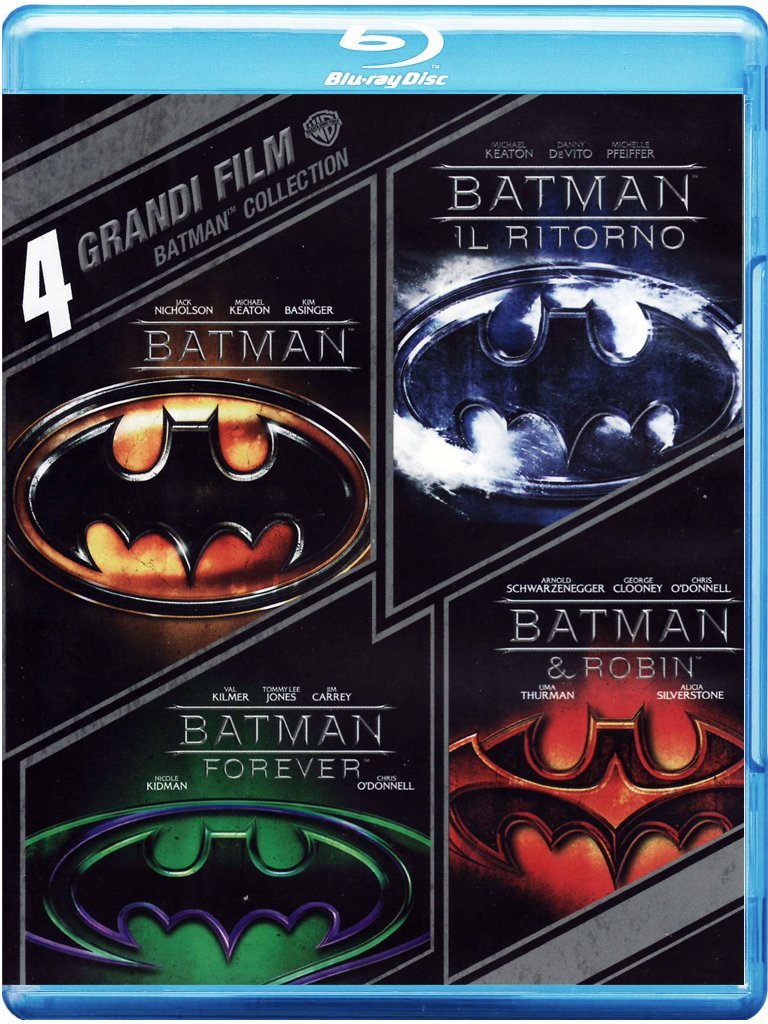 4 Grandi Film: Batman Collection (4 Blu-Ray