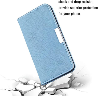 Litchi Pattern Wallet Leather Case For Samsung Galaxy A03S A12 A22 A32 A50 A51 A52 A70 A71 A72 S22 Ultra S21 FE S20 FE S10 S9,Black,for Galaxy A22 5G