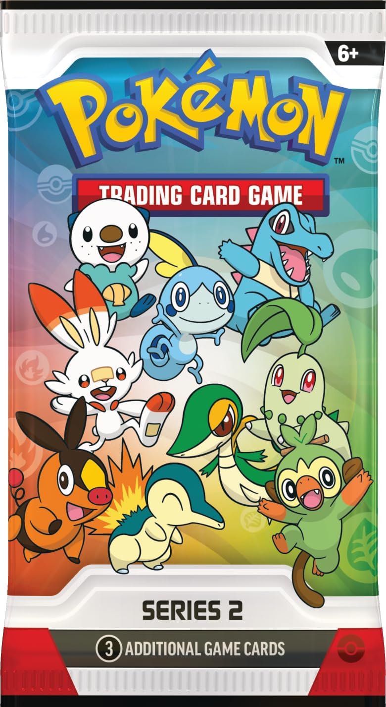Pokémon TCG: First Partner Illustration Collection—Series 2 (3 Promo Cards, 2 Booster Packs & 1 Sticker Sheet