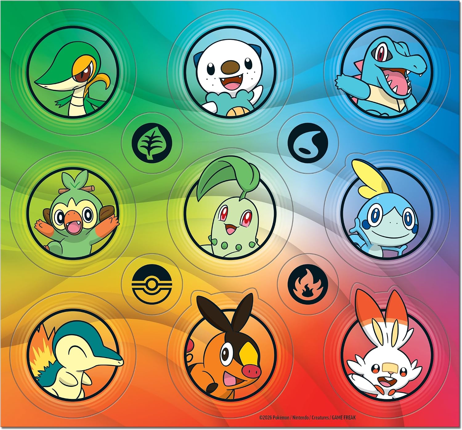 Pokémon TCG: First Partner Illustration Collection—Series 2 (3 Promo Cards, 2 Booster Packs & 1 Sticker Sheet