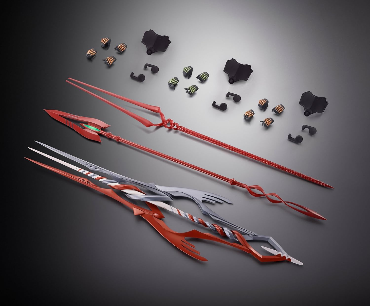 TAMASHII NATIONS Evangelion – 3 Speer-Set für Evangelion 30. mit The Spear Another Color Metal Build Actionfigur