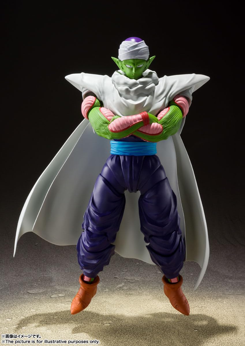 TAMASHII NATIONS Dragon Ball Z – Piccolo – Figurine d'action S.H.Figuarts – Le fier Namekian (Réédition)