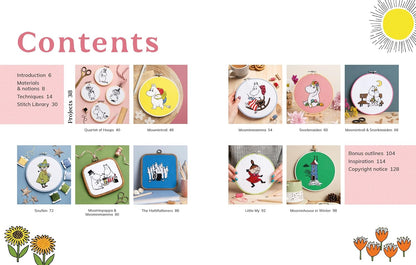 Moomin Embroidery: Stitch the enchanting characters from Moominvalley
