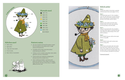 Moomin Embroidery: Stitch the enchanting characters from Moominvalley