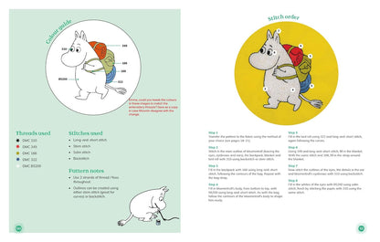 Moomin Embroidery: Stitch the enchanting characters from Moominvalley