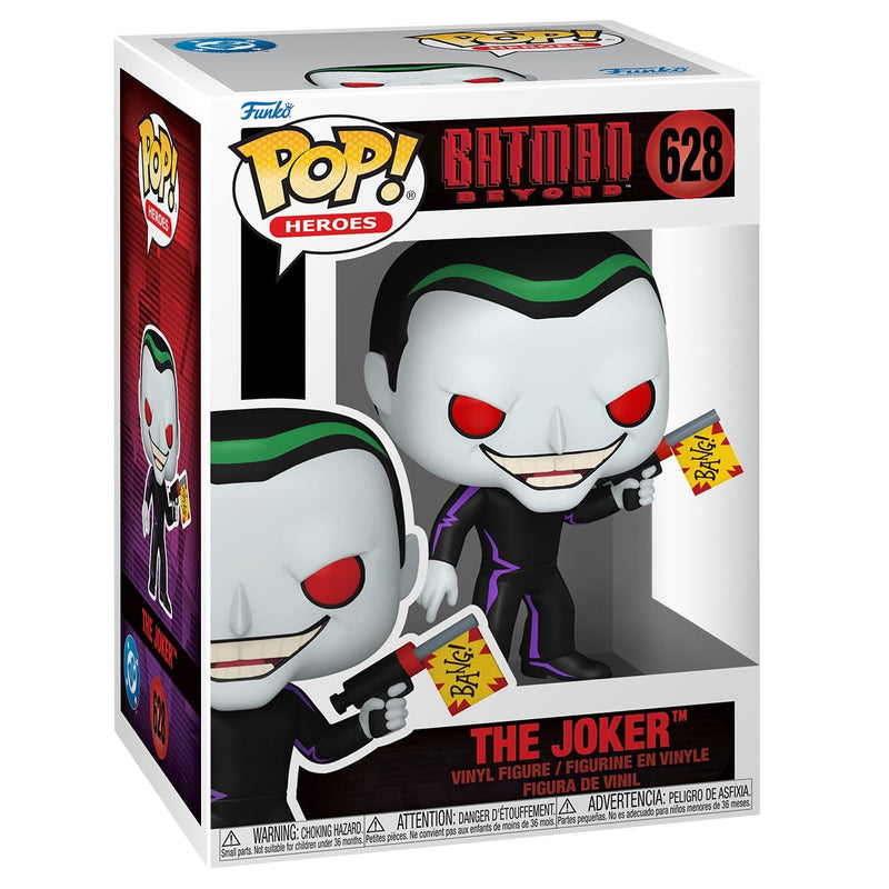 Funko POP! Heroes: Batman Beyond: Return of the Joker - Joker with Gun | Gadget Ufficiale - Personaggio in Vinile da Collezione da Esporre - Idea Regalo Compleanno per Fan e Collezionisti