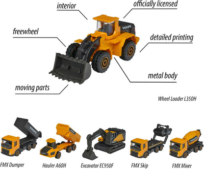 Majorette: Volvo Construction Veicolo Singolo (Assortimento)