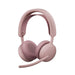 Logitech Zone Wireless 2 ES – brusreducerande trådlöst headset med anpassningsbar hybrid-ANC, Bluetooth, rosa Wireless Rosa