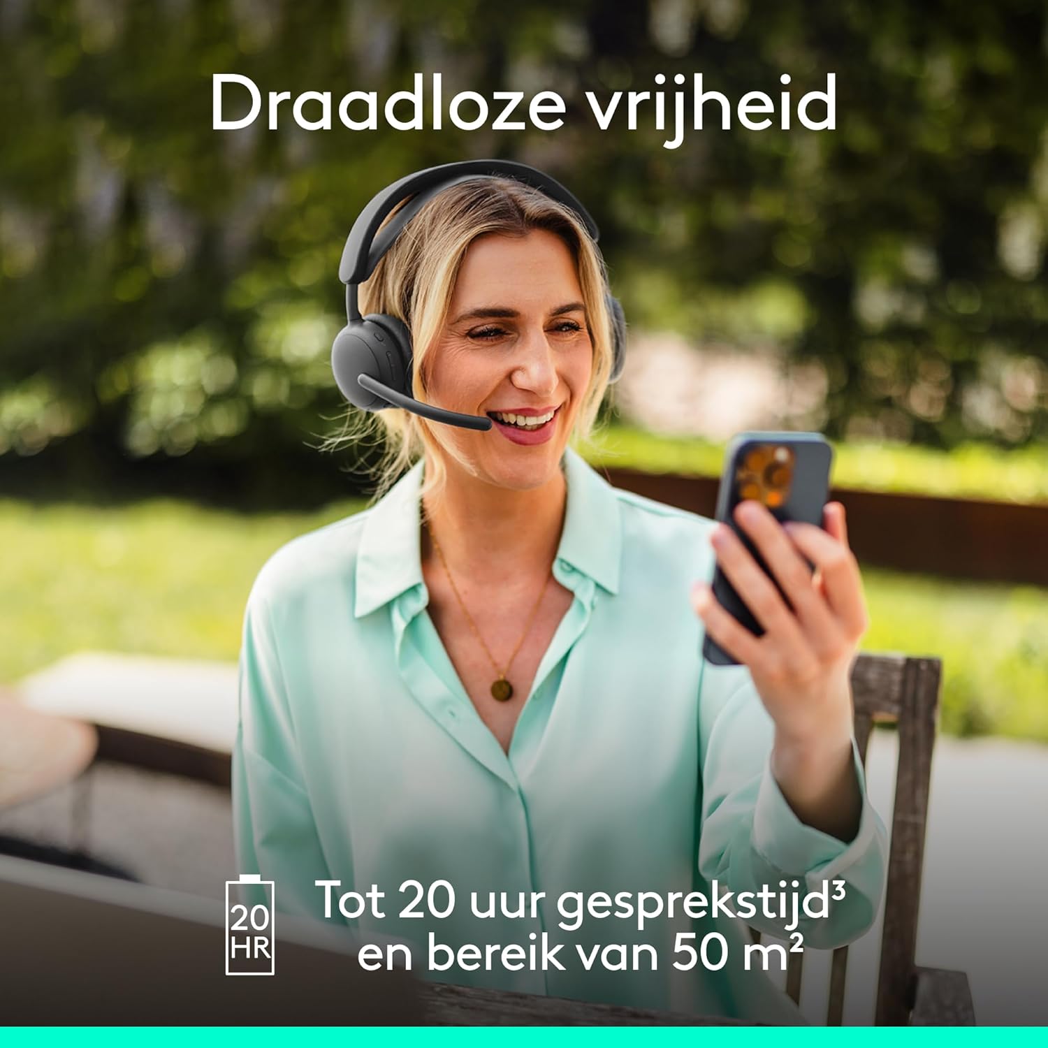Logitech Zone Wireless 2 ES – brusreducerande trådlöst headset med anpassningsbar hybrid-ANC, Bluetooth, grafitgrå Wireless Grafit, Logitech Zone Wireless 2 ES – brusreducerande trådlöst headset med anpassningsbar hybrid-ANC, Bluetooth, grafitgrå Wireless