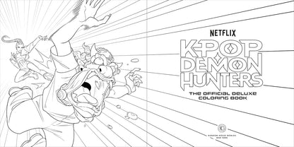 Kpop Demon Hunters: the Official Deluxe Coloring Book