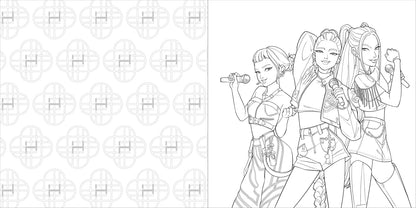 Kpop Demon Hunters: the Official Deluxe Coloring Book