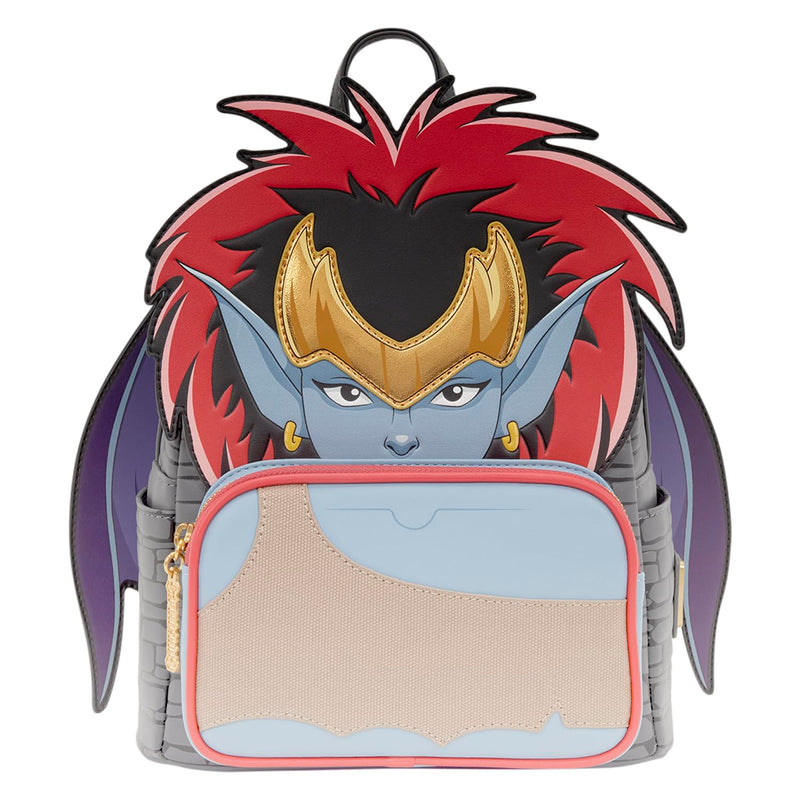 Loungefly Disney: Gargoyles – Demona – Cosplay-Mini-Rucksack mit 3D-Reißverschluss – ideal für Kinder und Erwachsene – Sammeltaschen