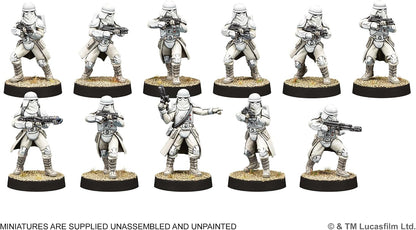 Asmodee, Star Wars: Legion - Snowtroopers (Snow Troopers), DE Version, Tabletop Expansion for 2 Players Aged 14+ with 120-180 Minutes Playing Time, Multilingual
