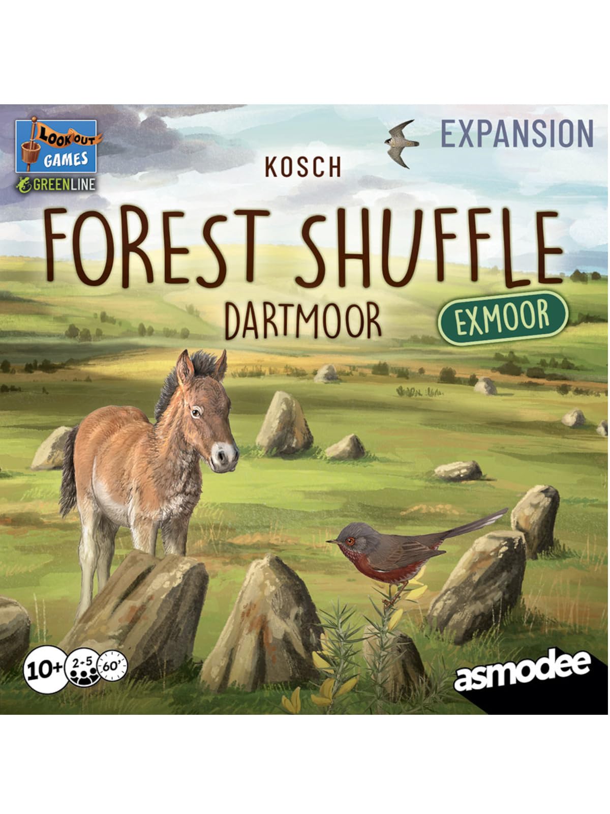 Asmodee | Forest Shuffle Dartmoor: Exmoor Expansion | Board Game | Ages 10+ | 2-5 Players | 60 Minutes Playing Time