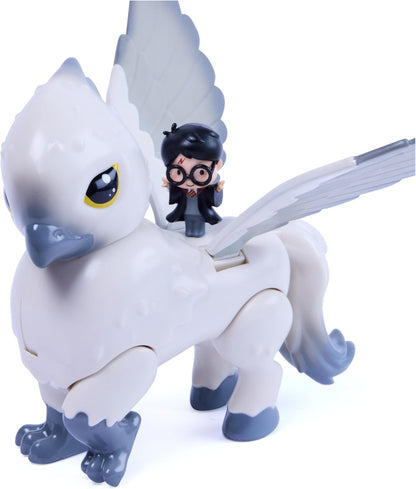Wizarding World Harry Potter, Deluxe Buckbeak Action Figure with Flapping Wings and Exclusive 1.5-inch Harry Potter Mini Figure, Kids Toys for Pretend Play, Ages 6 and up