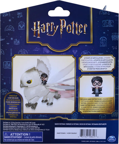 Wizarding World Harry Potter, Deluxe Buckbeak Action Figure with Flapping Wings and Exclusive 1.5-inch Harry Potter Mini Figure, Kids Toys for Pretend Play, Ages 6 and up