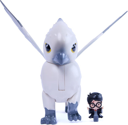 Wizarding World Harry Potter, Deluxe Buckbeak Action Figure with Flapping Wings and Exclusive 1.5-inch Harry Potter Mini Figure, Kids Toys for Pretend Play, Ages 6 and up