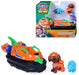 Paw Patrol: The Dino Movie, Zuma Dino Rescue Hovercraft with Extending Rescue Claw, Collect 2 Action Figures and Vehicle, Kids Toys for Boys and Girls Ages 3+