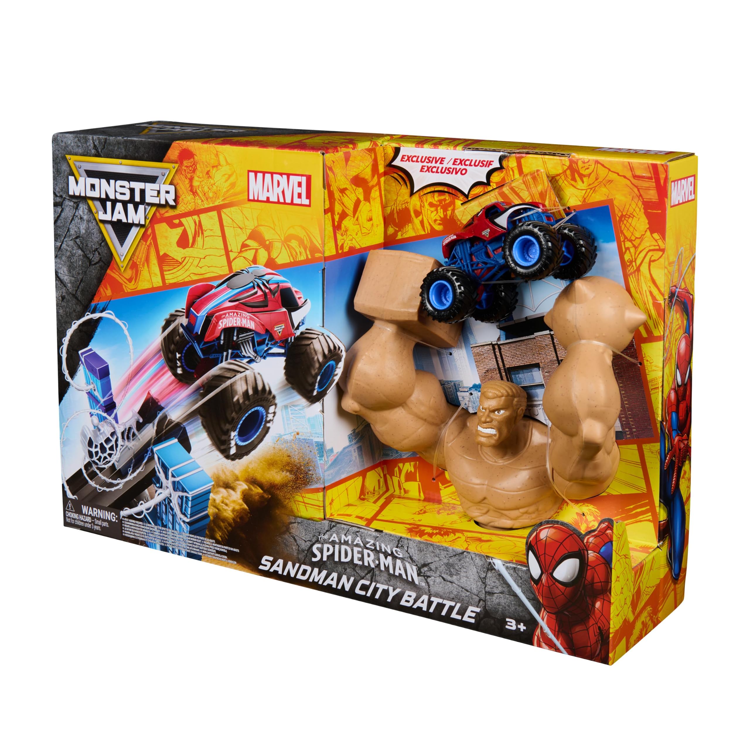 Monster Jam 1to64 Marvel Spielset I