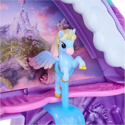 Unicorn Academy, 2-in-1 Wildstar Styling Head and Mini Figure Playset with over 15 Pieces and Hair Accessories, Dolls and Unicorn Toys for Girls, Birthday Gifts for Ages 4 and up