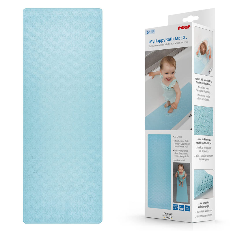 Reer - Myhappybath Mat Xl Bath Mat - Blue - 97 X 36 Cm