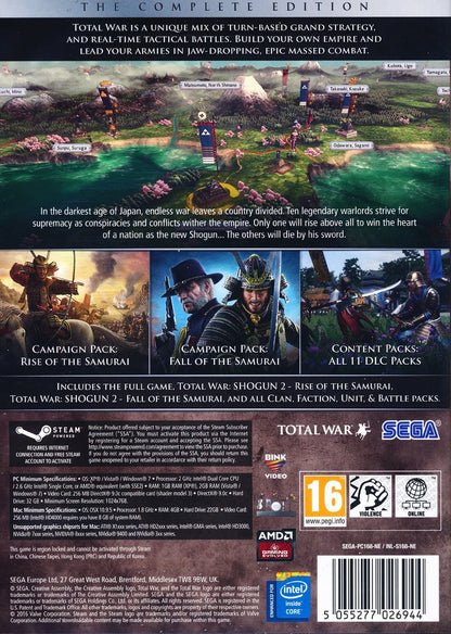 Total War: Shogun 2 - The Complete Collection (PC DVD