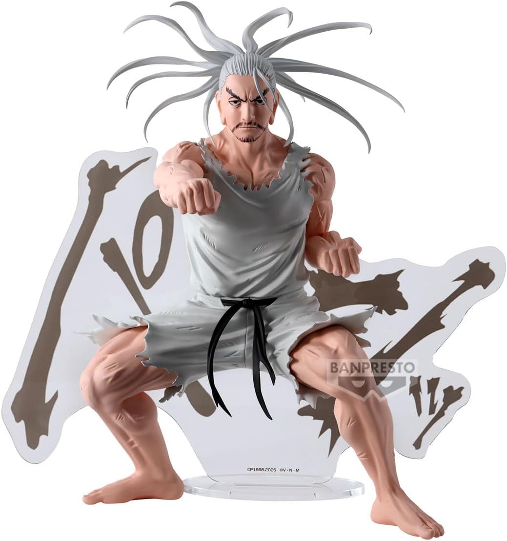 Banpresto Hunterxhunter Action Figure Netero - Hunting Archives 18 cm - PZ69615P Multicolor - Collectible Figure - Ideal for Anime Fans
