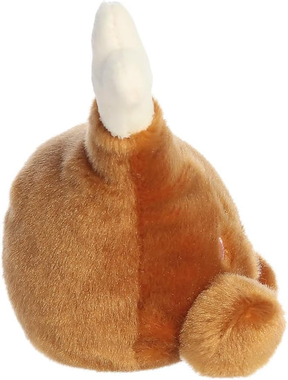 AURORA - 13586 - Palm Pals Mila Drumstick 13cm Soft Toy - Fun Collectable Plush for Kids and Adult Collectors - Perfect for Birthdays, Gifts or Any occasion - Brown