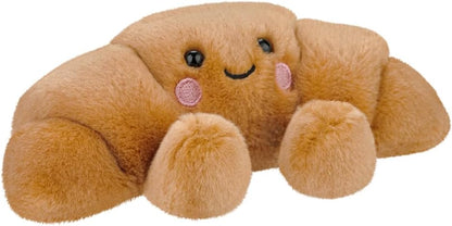 AURORA - 61678 - Palm Pals Colette Croissant Soft Toy, Beige - 13cm - Fun Collectable Plush for Kids and Adult Collectors - Perfect for Birthdays, Gifts or any occasion.