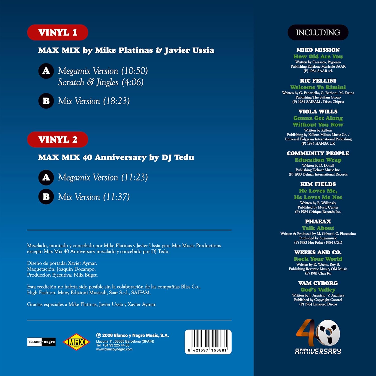 MAX MIX 40 ANN. DELUXE ED.