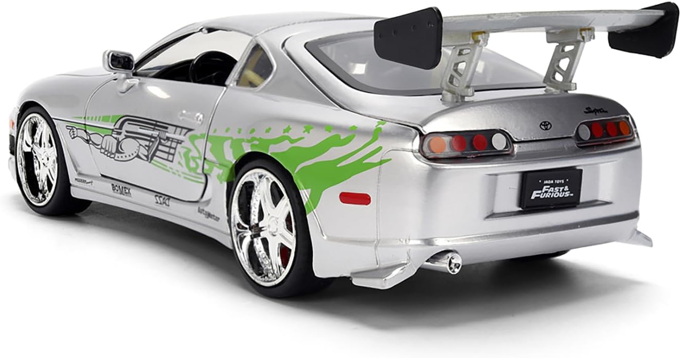 Jada FAST & FURIOUS ANNIVERSARY BRIAN'S TOYOTA SILVER FINISH 1:24