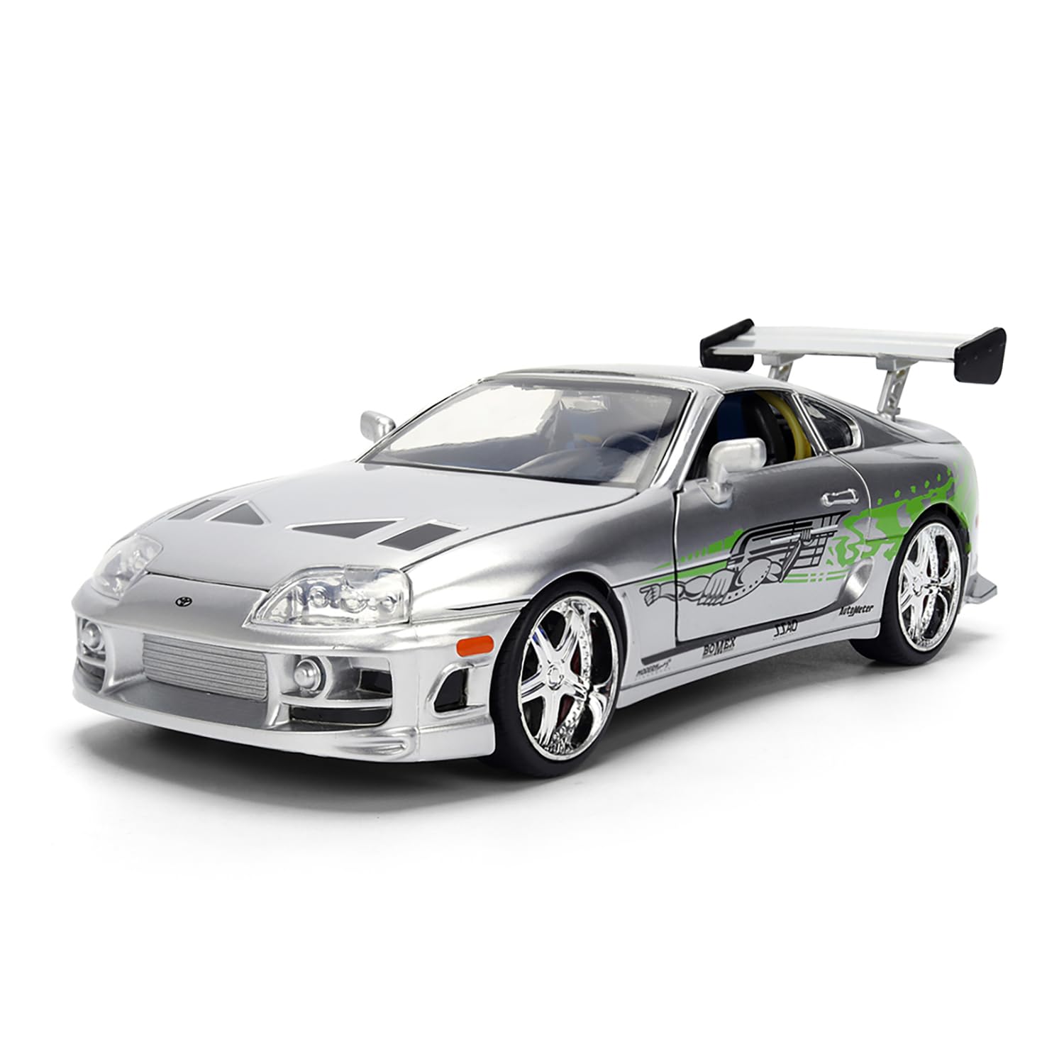 Jada FAST & FURIOUS ANNIVERSARY BRIAN'S TOYOTA SILVER FINISH 1:24
